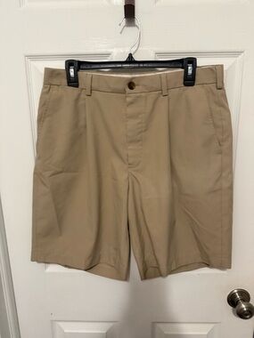 Brooks Brothers St Andrews Links Shorts Mens Chino Golf Shorts Sz 34 9" Beige